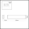 Настенный светильник ODEON LIGHT HIGHTECH FRAMANT 4293/30WL