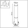 Уличный светильник ODEON LIGHT CORTENA 7180/22GL